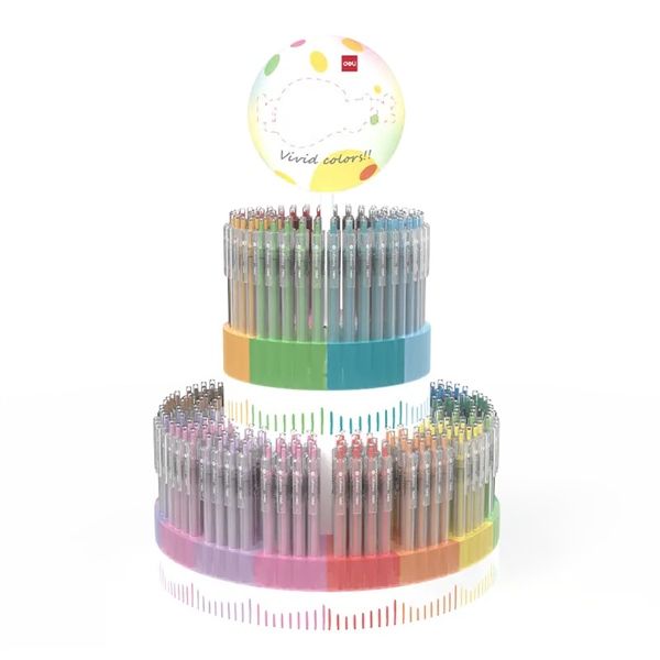 Bộ Bút gel Deli ngòi 0.5mm Delight EG118-J (2