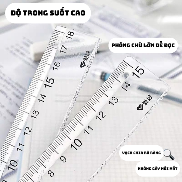 Bộ Eke Aihao 20cm RL4041 Chính Hãng - Có Tại Hiệu Sách Mai