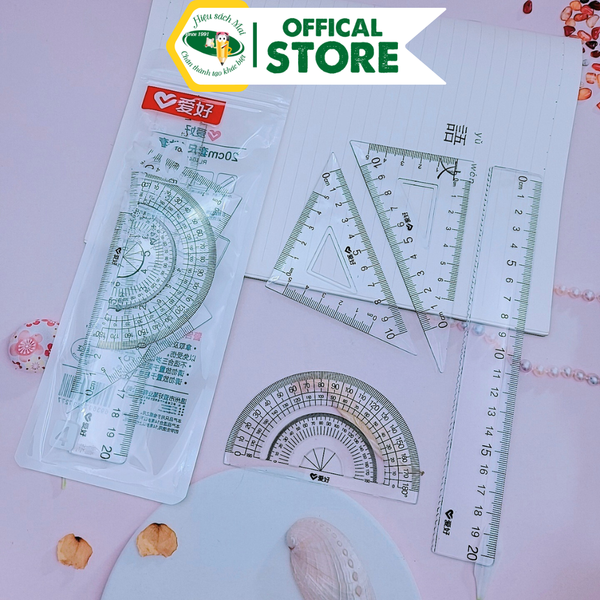 Bộ Eke Aihao 20cm RL4041 Chính Hãng - Có Tại Hiệu Sách Mai