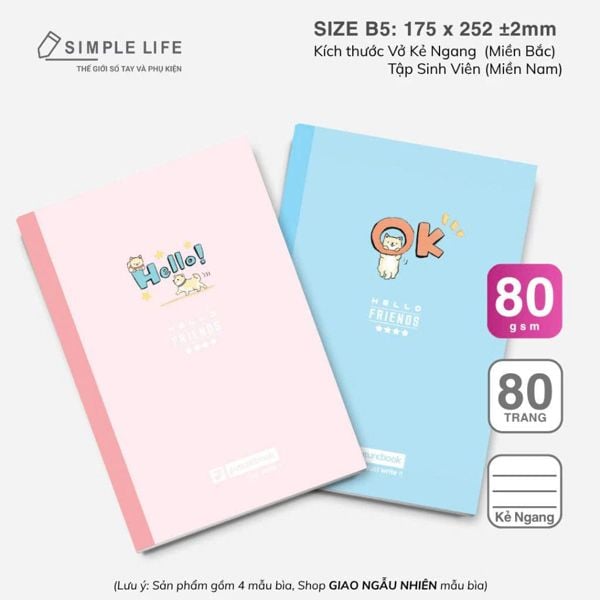 Vở KN FutureBook Hello Friend DL80gsm 80 trang SV3-341 (10/100)