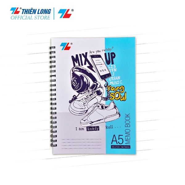 Sổ Lò Xo dọc KN Thiên Long DL70gsm 160 trang khổ A5 MB-004 (5/100)