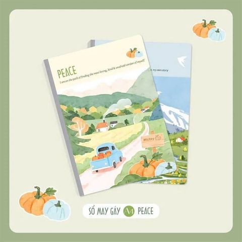 Sổ may gáy KN Hải Tiến PEACH DL70gsm