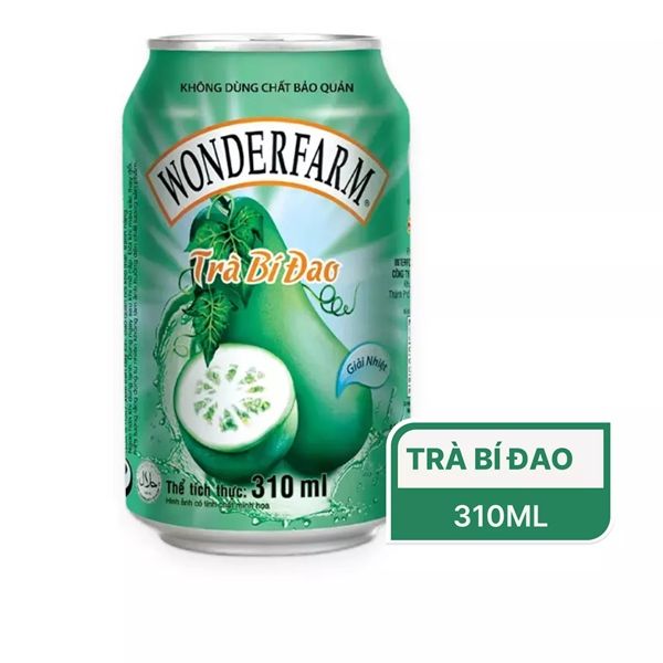 Trà bí đao Kirin Wonderfarm lon 310ml ( Thùng 24 lon)