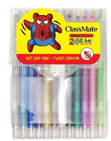 Bút sáp vặn 24 màu CL-TC203 Classmate (12/72)