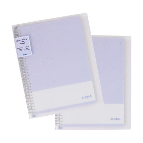 Sổ còng sắt KLONG KN có nét đứt khổ A4 DL100gsm 100 tờ (30) - Klong523