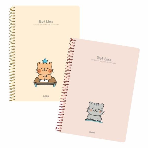 Sổ LX đơn KN có chấm KLONG DotLine khổ A4 DL100gsm