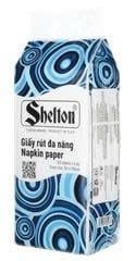 Khăn đa năng Shelton rút đáy 4 lớp 320 tờ (155x175mm)(12)