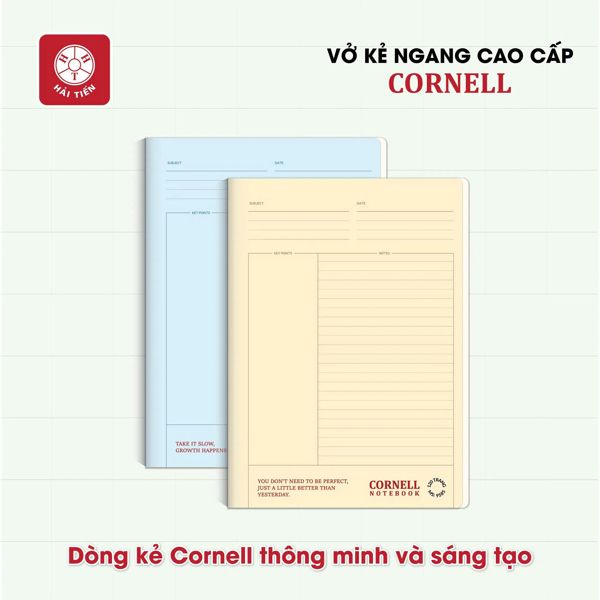 Vở kẻ ngang Hải Tiến Cornell DL70gsm 120 trang 9585 (10/100)