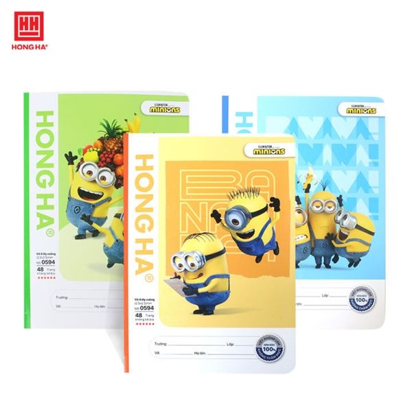 Vở 4 oly Hồng Hà School Minions DL100gsm
