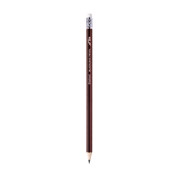 Bút chì 2B Elaphant đen có tẩy (12/144/2880) - 177324