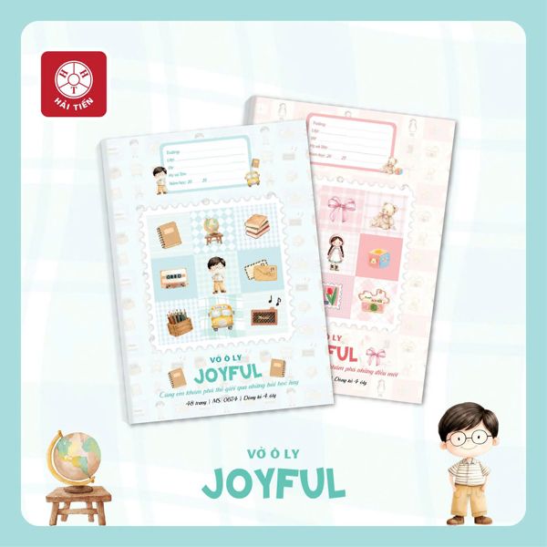Vở 4 ôly Hải Tiến Joyful DL70gsm 120 trang 0698 (5/100)