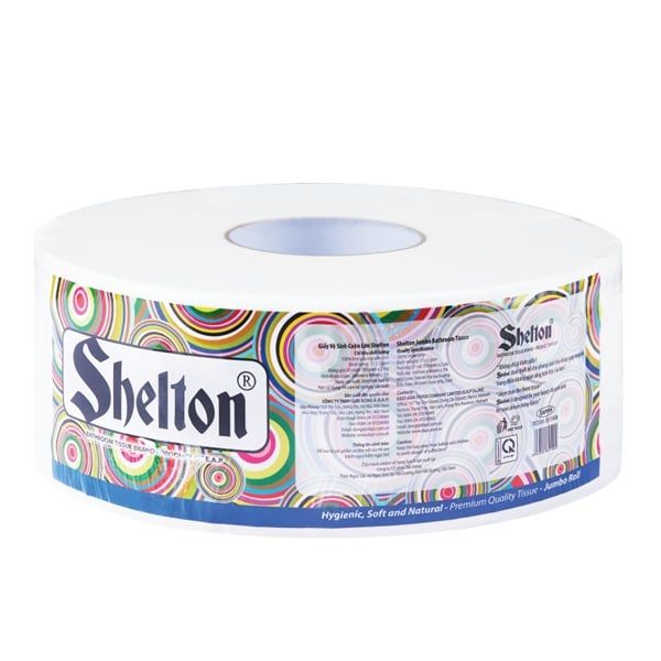 Giấy vệ sinh công nghiệp Shelton 700gr (20 cuộn/cây)