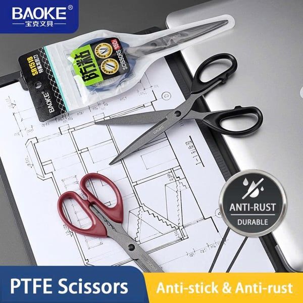 Kéo Văn phòng Teflon 180mm Baoke SR1518 (12/240)