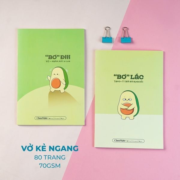 Vở KN Classmate hình quả Bơ DL70gsm 80 trang NB5-12-0350 (10/120)