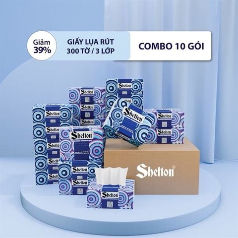 Giấy Softback Shelton hoa văn 100 tờ (115x175mm) (10 gói/bịch)(10 bịch/thùng)