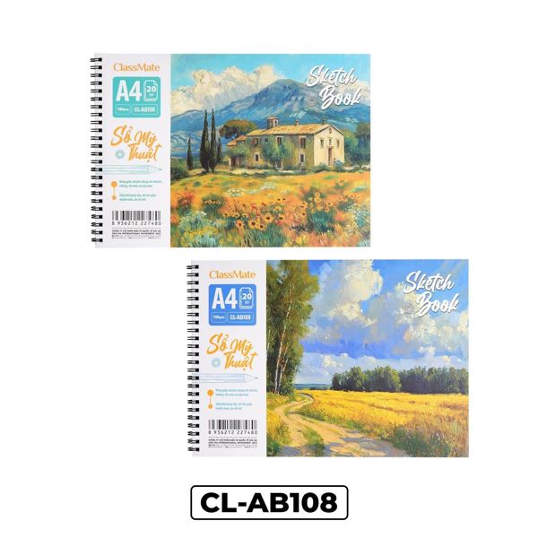 Sổ vẽ LX ClassMate A4 DL100gsm 20 tờ CL-AB108 (1/60)
