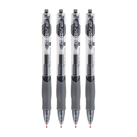 Bút bi mực nước đầu bấm 0.5.mm-mực đen GP1065_A (12/144/1152)