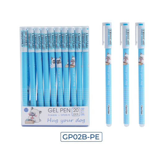 Bút gel xóa được GP02-PE Xanh Classmate (20/200/1200)
