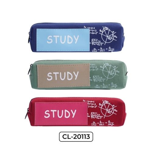 Túi bút CL-20113 - Vải canvas, 3 lớp Classmate (36/144)