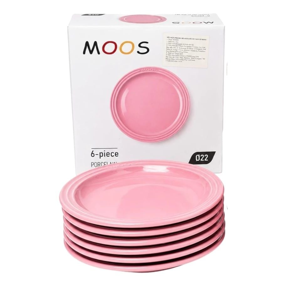 Combo 6 bát đĩa Moos