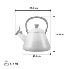  Ấm đun bếp từ Le Creuset Kone 1.6L màu xanh - 401010222000000 