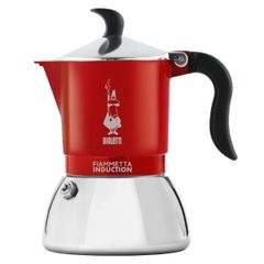  Ấm pha cà phê Bialetti Fiammetta Induction 4 cốc màu đỏ 