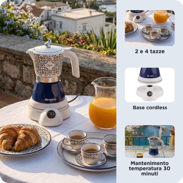 Ấm pha cà phê điện Moka Ariete