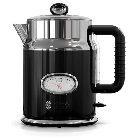 Ấm siêu tốc Russell Hobbs Retro 1.7 lít - Màu đen KE5550BKR