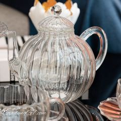  Ấm trà cà phê IVV Sahara 1.25L có nắp thủy tinh borosilicate và bộ lọc 