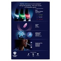  Set 2 Bàn chải đánh răng điện Oral-B iO Series 3 Duopack - Made in Germany Màu Xanh Đen 