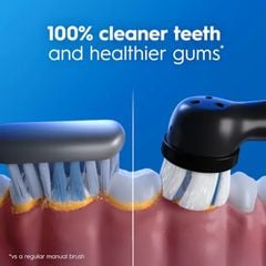  Set 2 Bàn chải đánh răng điện Oral-B iO Series 3 Duopack - Made in Germany Màu Xanh Đen 