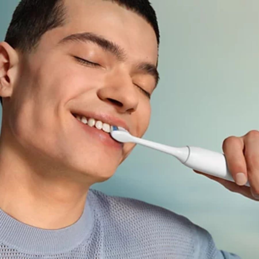 Set 2 bàn chải điện Philips Sonicare 3100 HX4072/41 làm sạch gấp 5 lần