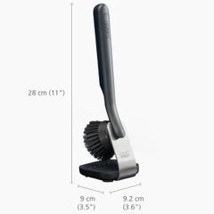  Bàn chải rửa chén Joseph Joseph 012859 SinkTech kèm giá đỡ bằng thép 