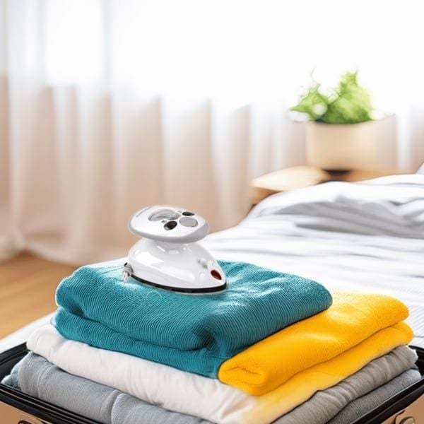 Bàn ủi hơi nước mini Gkoch chức năng là ướt hoặc là khô tiện lợi