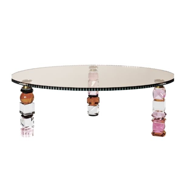 Bàn pha lê góc Reflections Copenhagen Azalea Model 2025