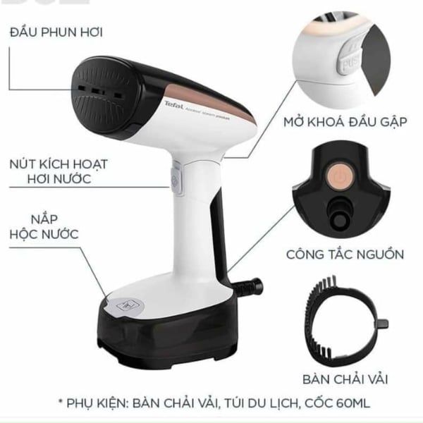 Bàn ủi hơi nước cầm tay Tefal DT3030E0 - 1300W