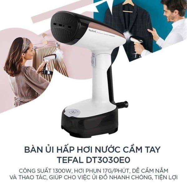 Bàn ủi hơi nước cầm tay Tefal DT3030E0 - 1300W