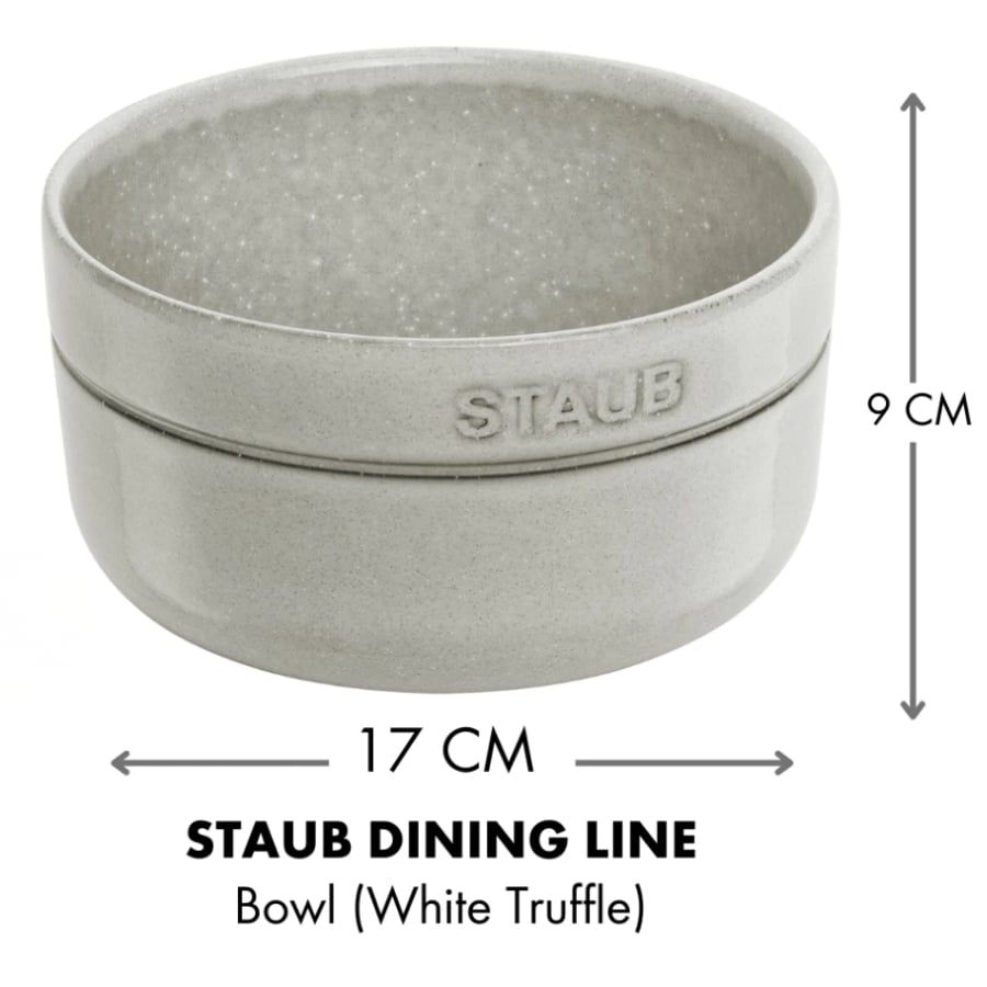 Bát tô Staub 17cm White Truffle