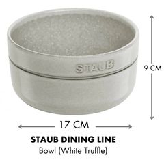  Bát tô Staub 17cm White Truffle 