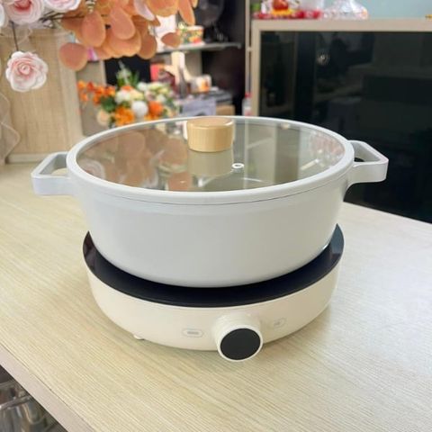 Bếp từ 2Lock kèm nồi lẩu Fika Neoflarm Hàn Quốc 3.5 lít (nồi thấp)