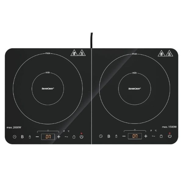 Bếp từ đôi Silvercrest 3500W