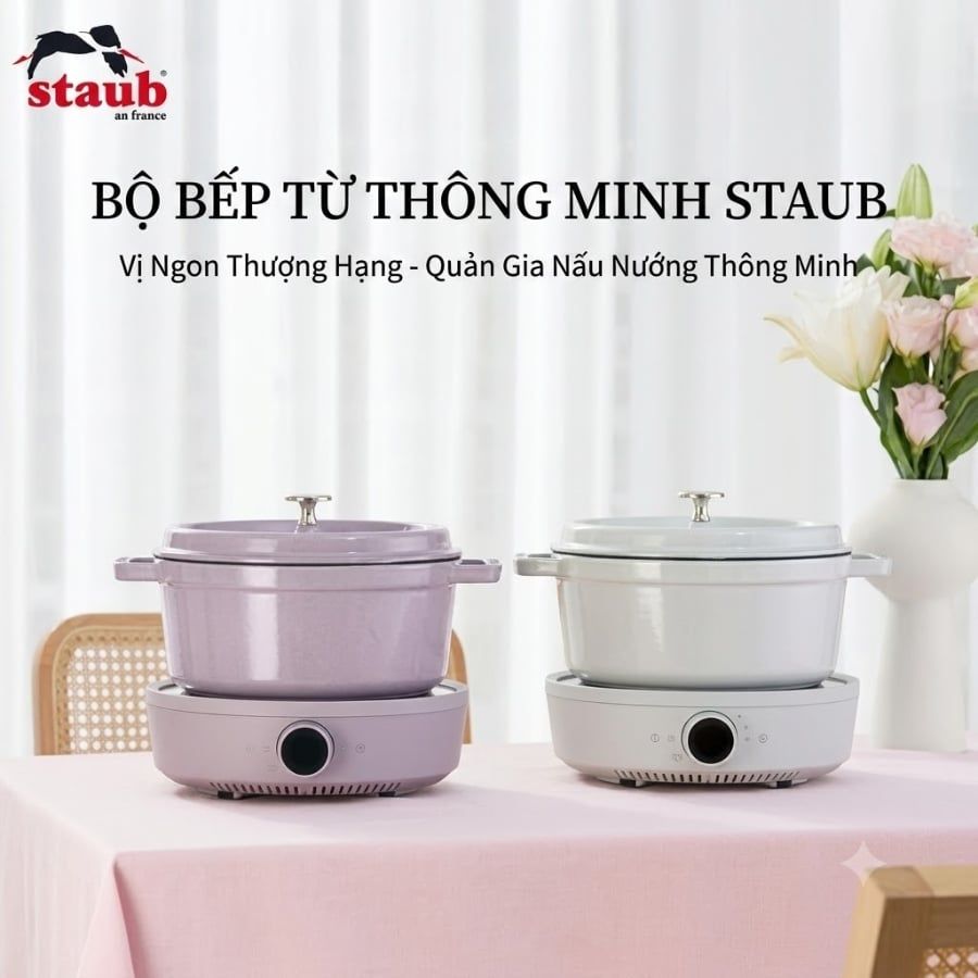 Bếp từ đơn IH Staub 26cm 2000W 5 mức nhiệt