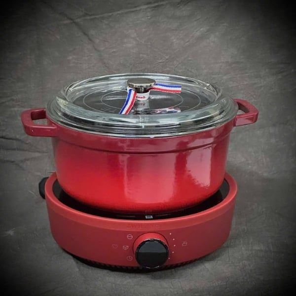 Bếp từ đơn Zwilling 26cm 2000W kèm nồi lẩu Staub 24cm