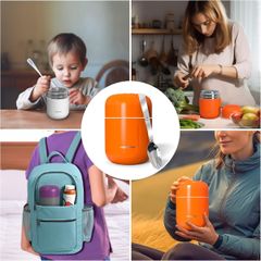  Bình giữ nhiệt đựng thực phẩm Hongpa 500ml – màu trắng 