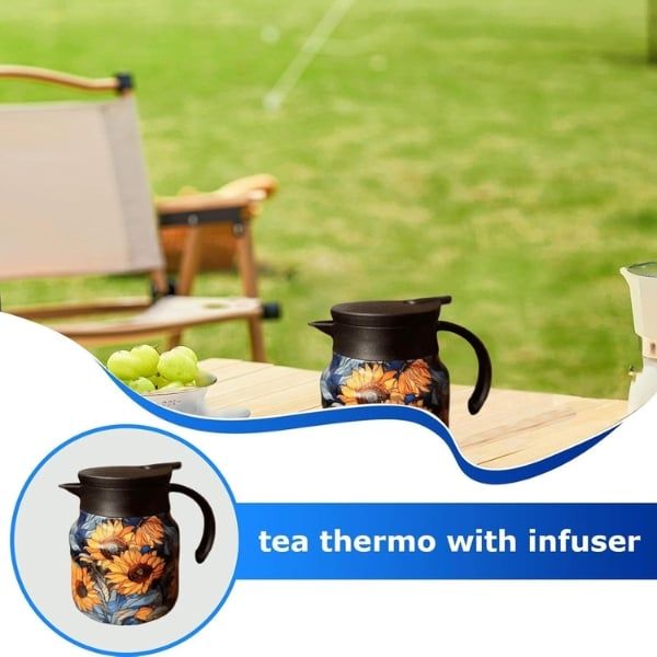 Bình giữ nhiệt kèm lõi lọc trà inox 316 800ml