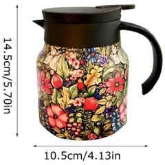  Bình giữ nhiệt kèm lõi lọc trà inox 316 800ml hoa lá cành 