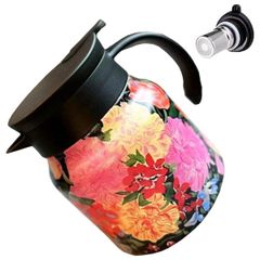  Bình giữ nhiệt kèm lõi lọc trà inox 316 800ml hoa mẫu đơn 