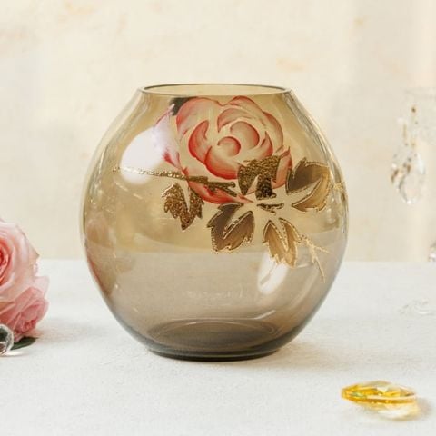 Bình hoa pha lê Egermann 18cm 8460 17520