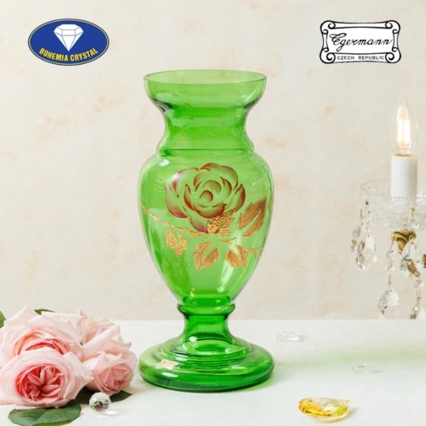 Bình hoa pha lê Egermann 25.5cm 83219 17520