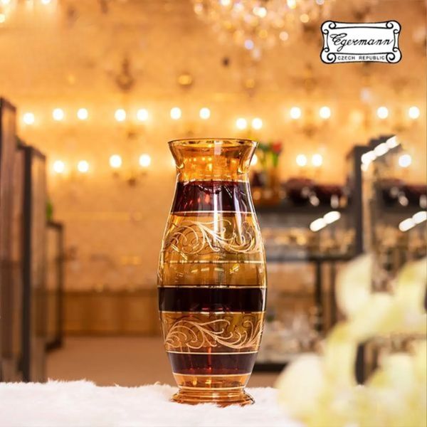 Bình hoa pha lê Egermann 25cm 8104 16603